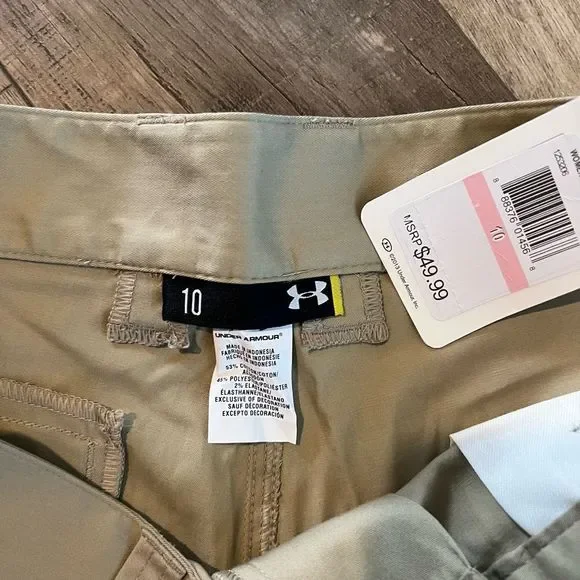 Women's under armour golf shorts size 10 - Picture 9 of 9